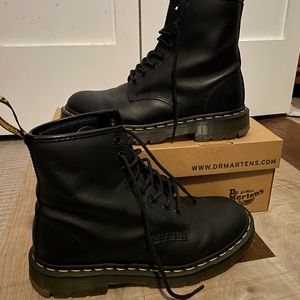 Dr Martens 1460 Slip Resistant Leather Lace Up Boots